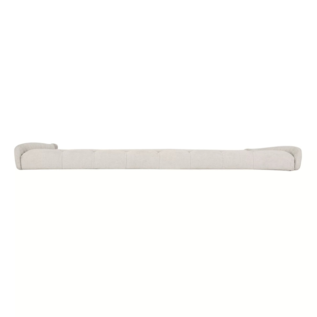 Beige Fabric Wingback Headboard F779