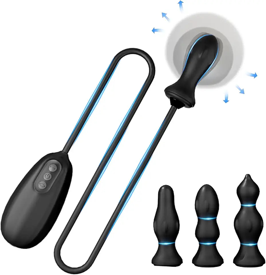 Automatic Inflatable Anal Plug Vibrating Butt Plug W26632