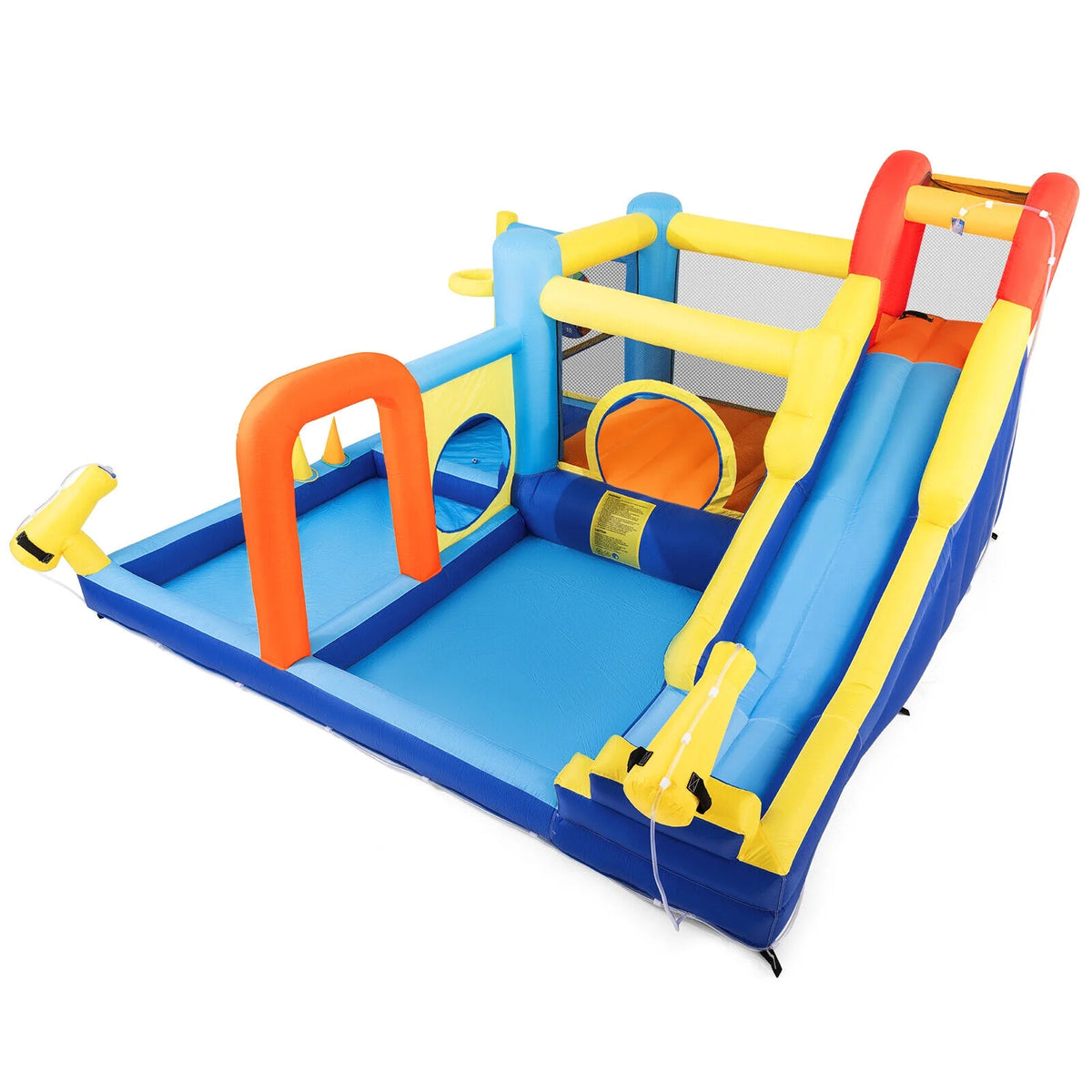 Inflatable Water Slide Bounce House with Splash Pool G340970