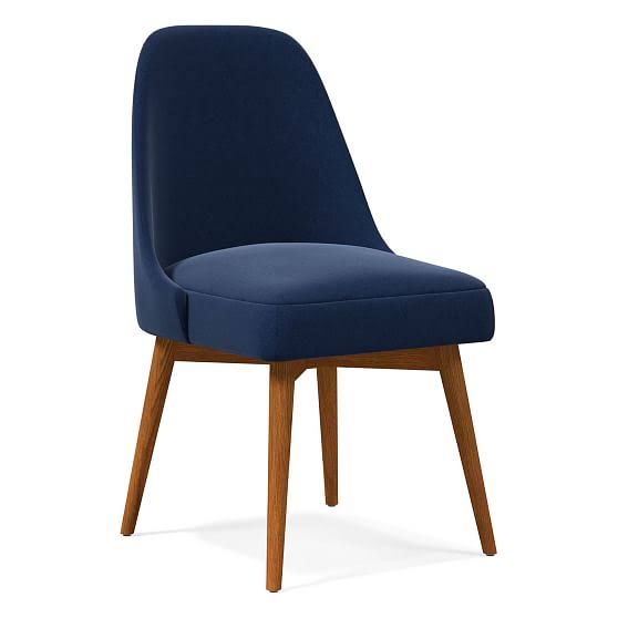 Ink Blue Performance Velvet Office Chair S91250