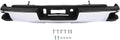 Chrome Rear Step Bumper for Chevy Silverado GMC Sierra 1500 N7428