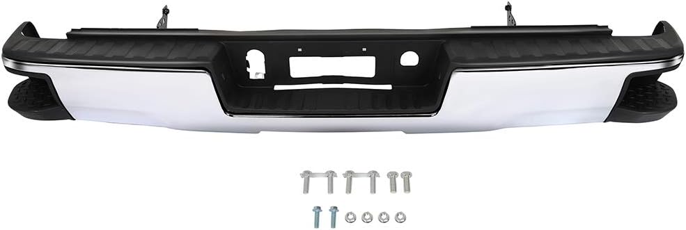 Chrome Rear Step Bumper for Chevy Silverado GMC Sierra 1500 N7428