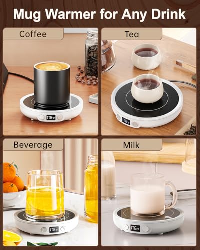 36W Black Coffee Cup Warmer with Digital Display H67604
