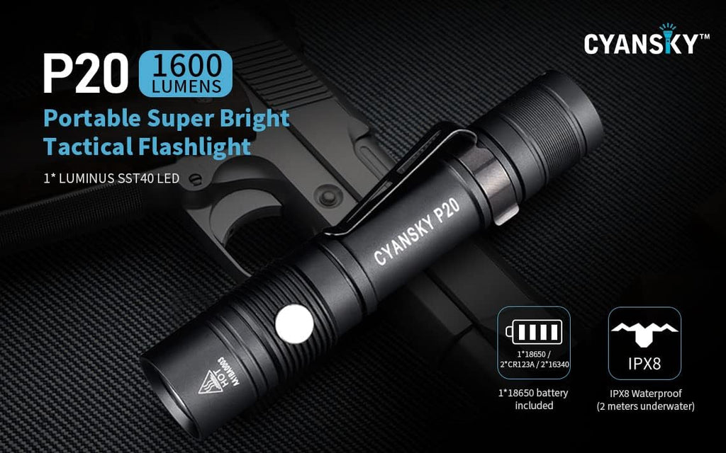 1600 Lumens Outdoor Flashlight U307