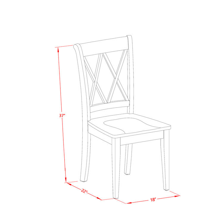3PC Round Table and 2 Chairs V431015