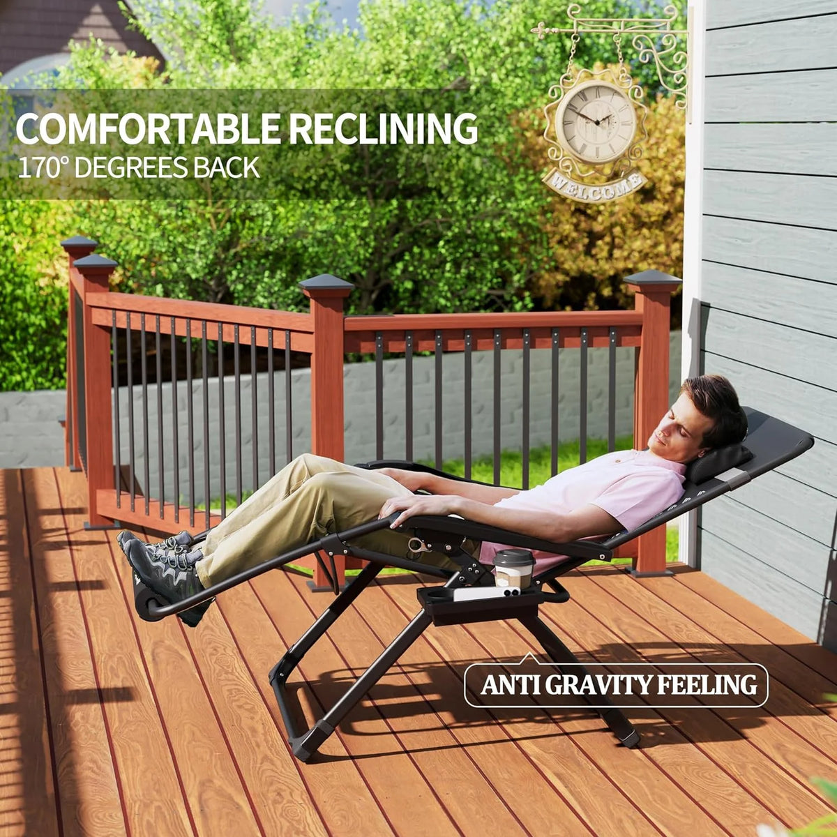 Oversized Zero Gravity Chair with Cushion C747