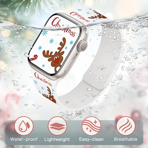 Magnetic Silicone Band for Apple Watch 40mm 41mm 42mm 38mm White D536803