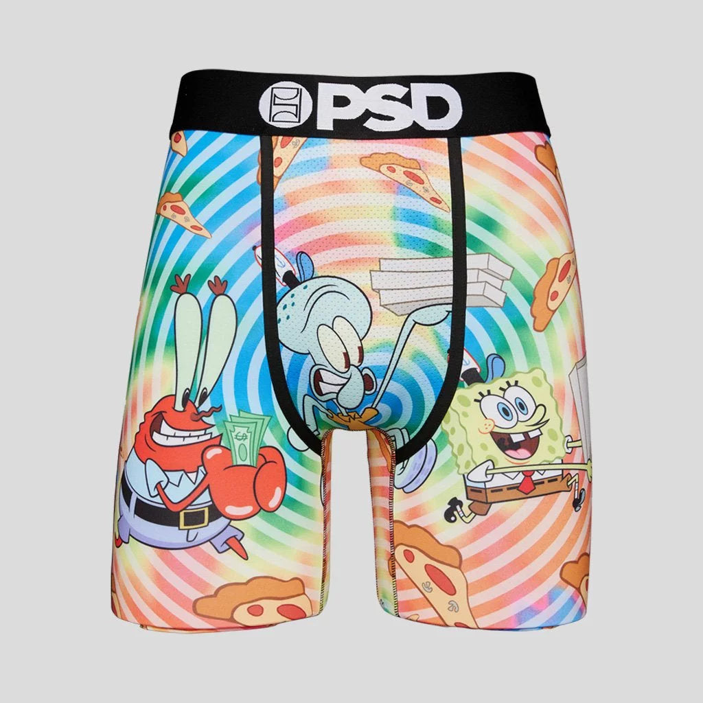 Multi Spongebob Pizza Boxer Briefs L10260