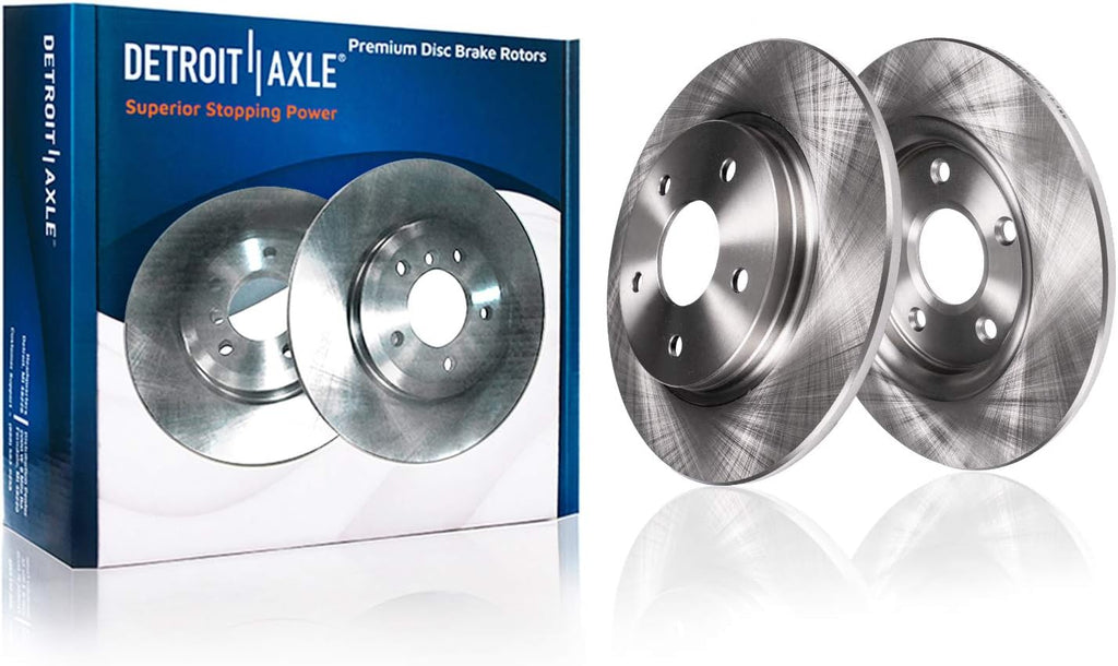Rear Disc Brake Kit Rotors with Ceramic Pads and Hardware M4550