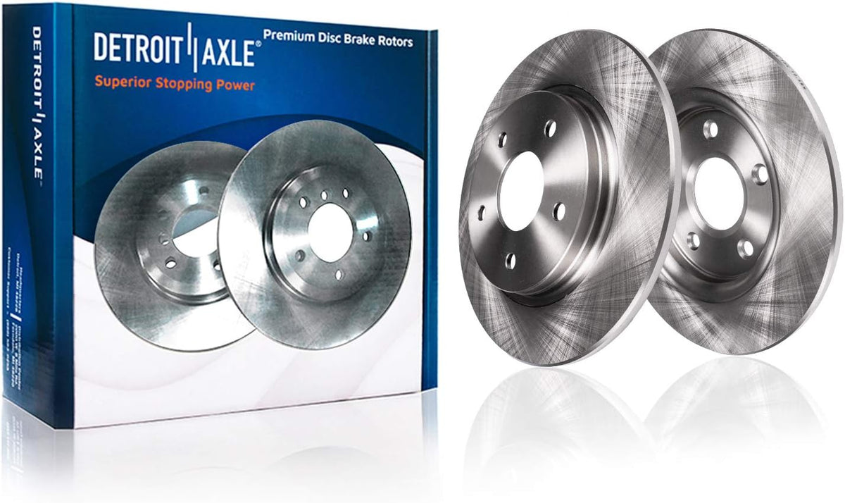 Rear Disc Brake Kit Rotors with Ceramic Pads and Hardware M4550