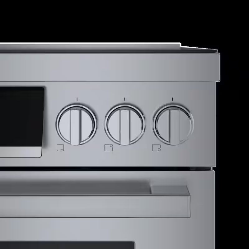 30 in. 3.9 cu ft 4 Element Freestanding Induction Range in Stainless Steel M81238