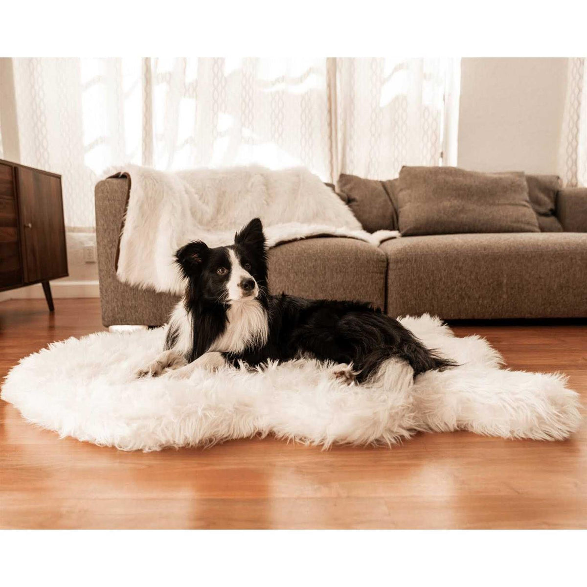 Faux Fur Orthopedic Dog Bed K402253