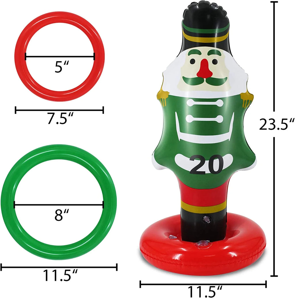 Inflatable Ring Toss Games Christmas Party Toys W44053