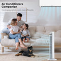White 30 Tower Fan with Remote Control 3 Speeds K231