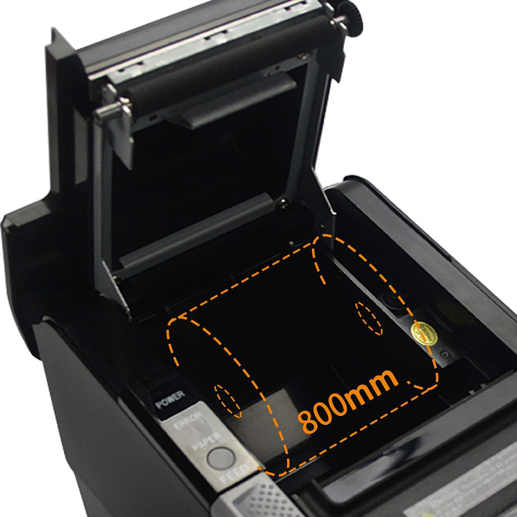 80MM Direct Thermal Receipt Printer with Auto Cutter W367