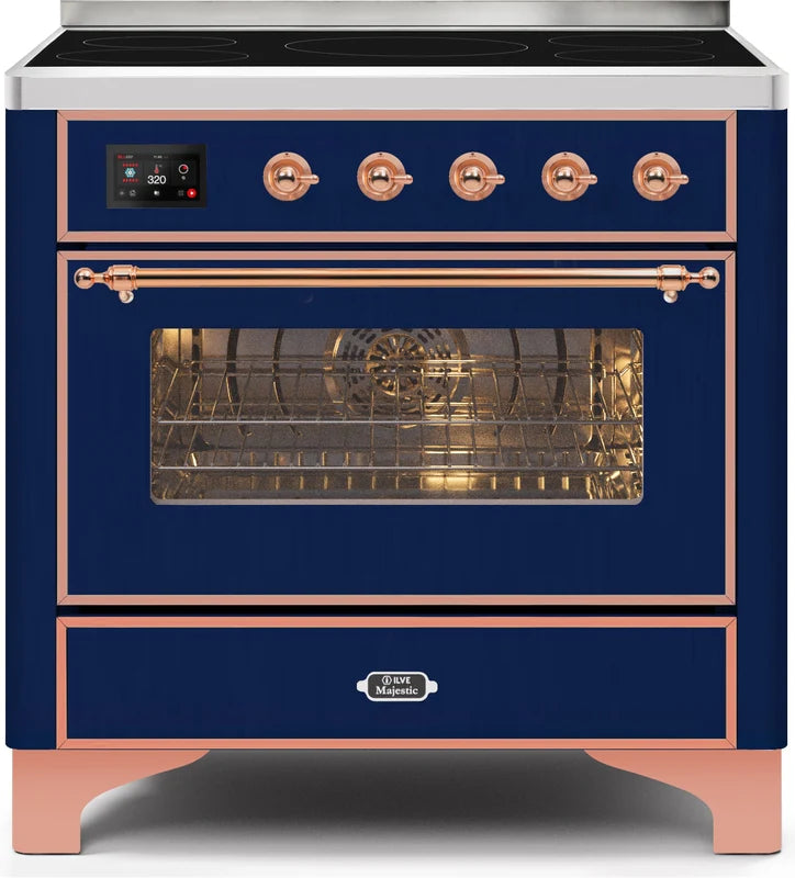 Blue Induction Range with Electric Oven J2146