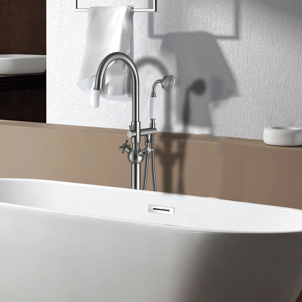 Freestanding Bathtub Faucet with Hand Shower V368131