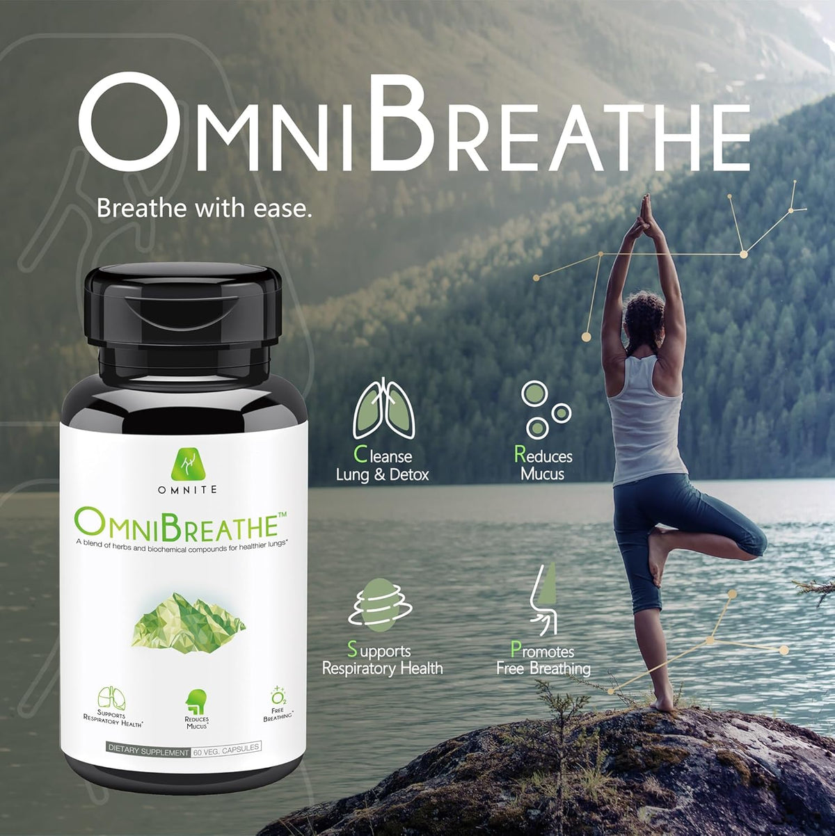 60 Vegan Capsules Pack of 2 Inhaler Mate Y1267