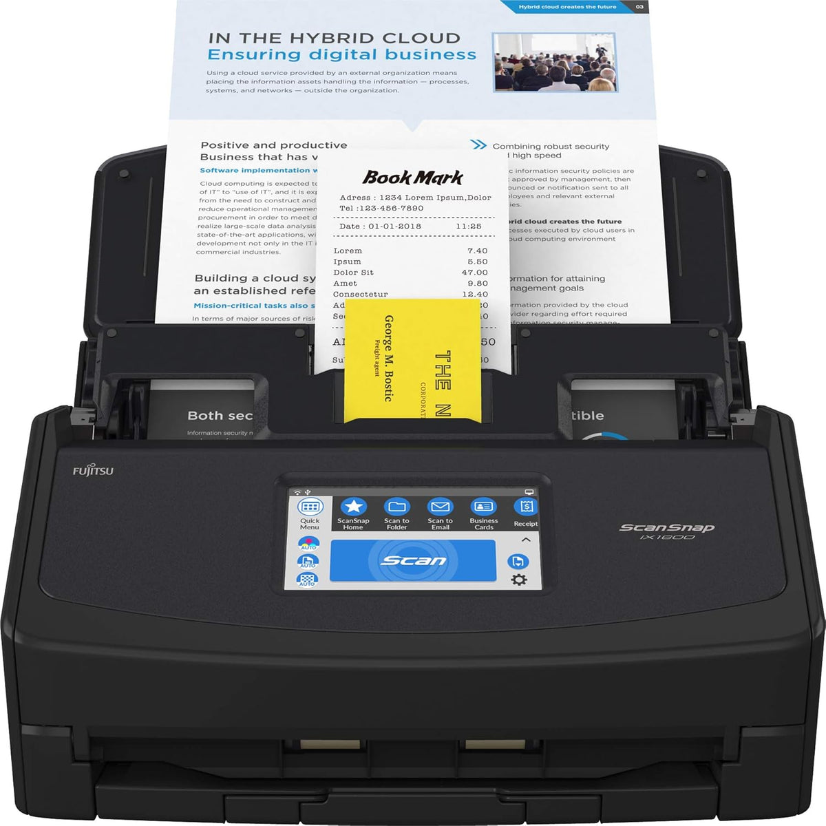 White Document Scanner Y121522