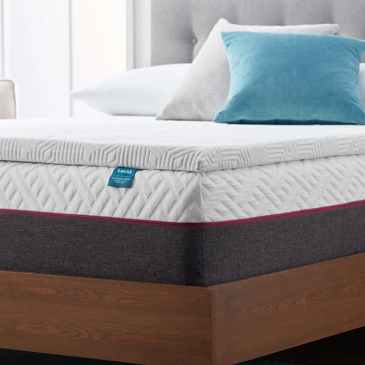 2" Cooling Gel Memory Foam Mattress Topper with Cover, Full N667031