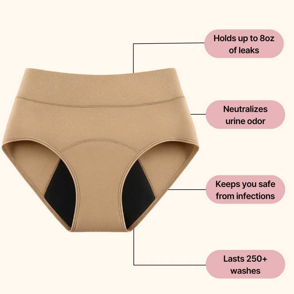 100% Leak-Proof Underwear 4-Pack O46715
