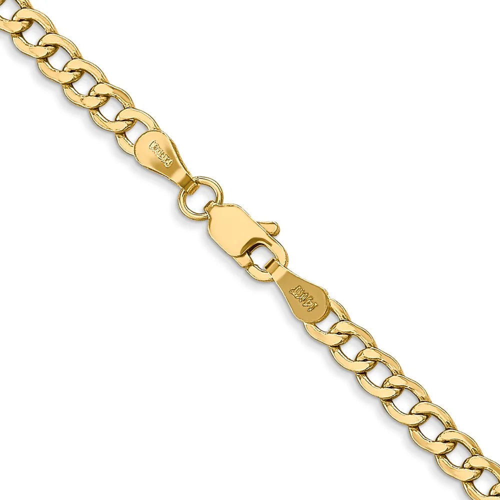 14 Karat Yellow Gold Curb Link Chain F5275