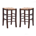 Brown Backless Counter Stool 2-Piece Set R7726