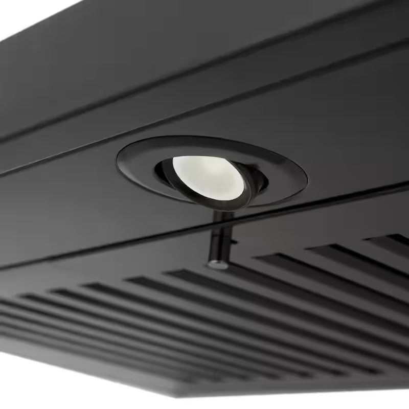 Black Stainless Steel 30 in. 400 CFM Convertible Wall Mount Range Hood R883502