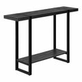 Black Narrow Metal Accent Table S773537