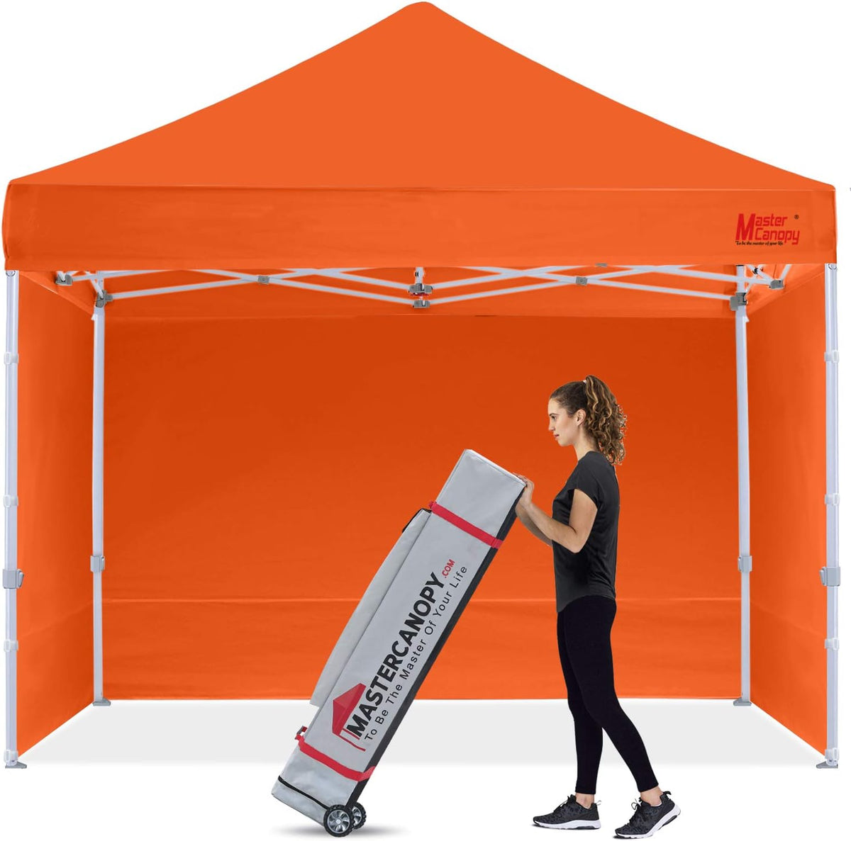 10x10 Heavy Duty Pop-up Canopy Tent with Sidewalls Y335894