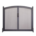 Arched Fireplace Screen with Doors I8346