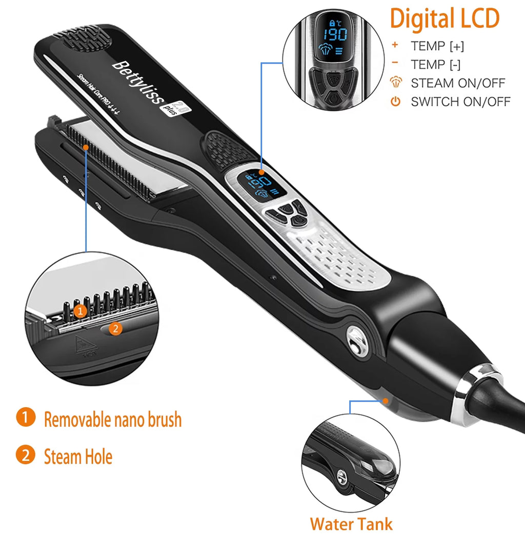 Steam Flat Iron Hair Straightener A139