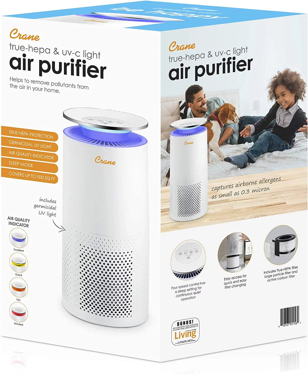 Air Purifier with True HEPA Filter W549597