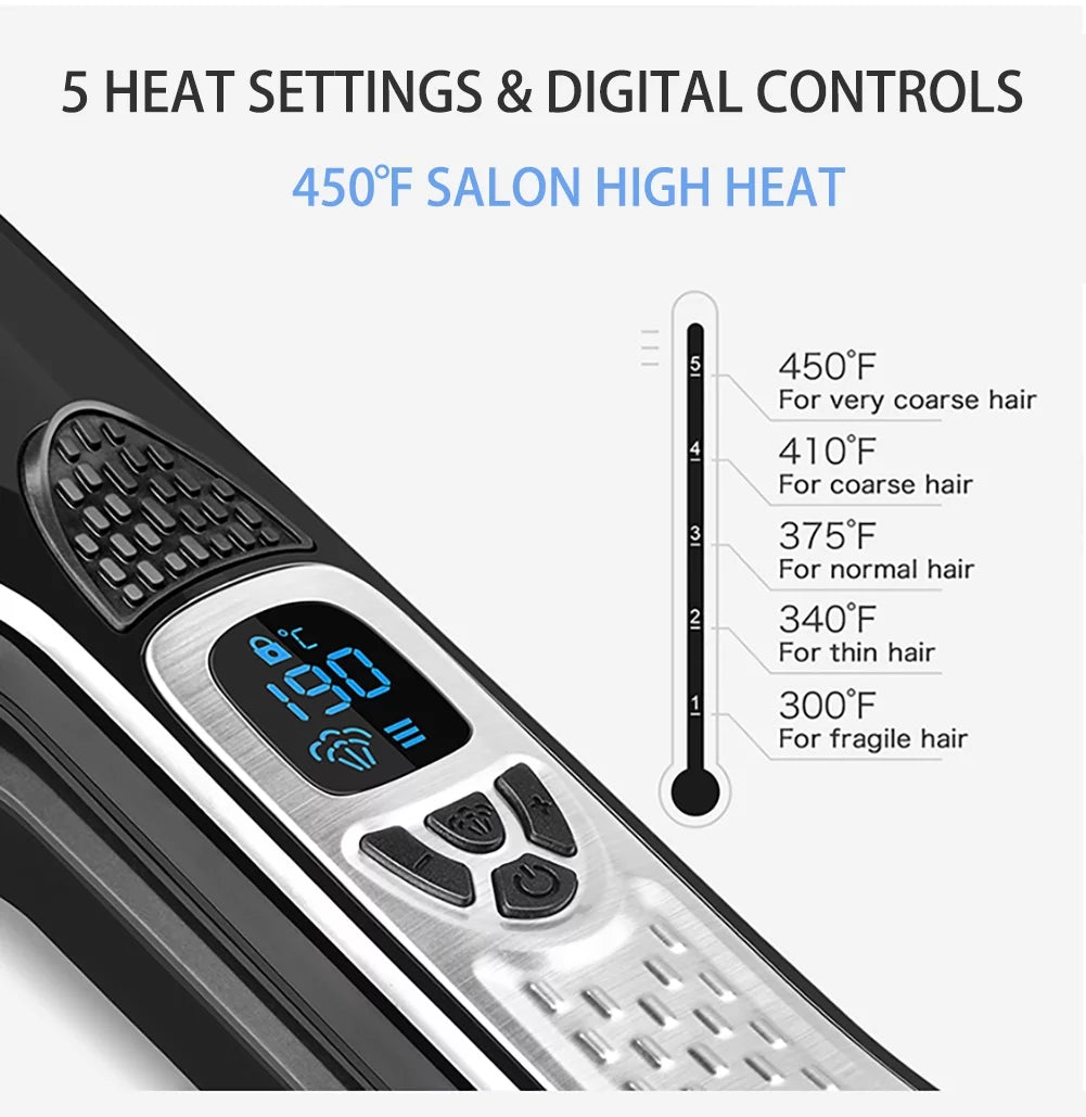 Steam Flat Iron Hair Straightener A139