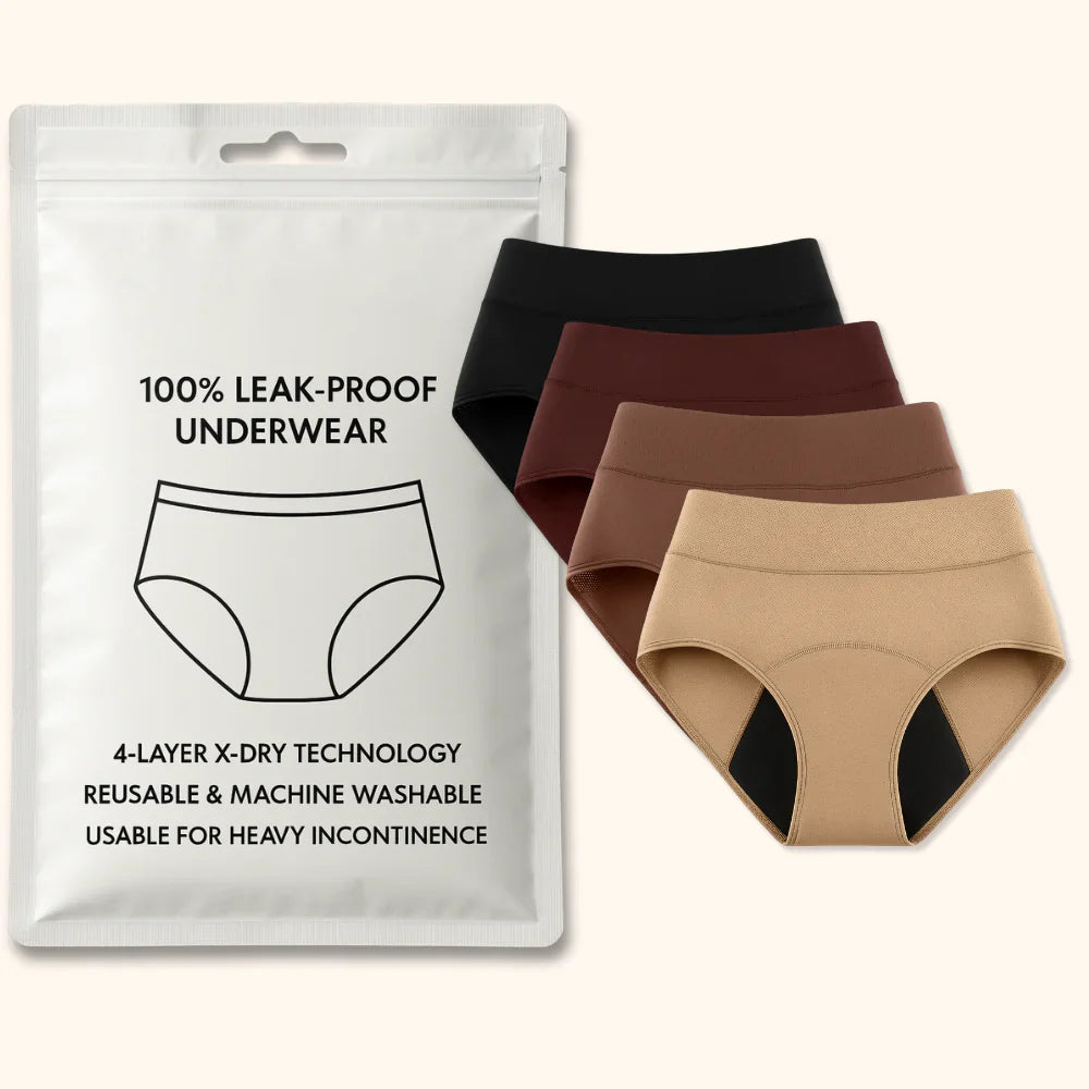 100% Leak-Proof Underwear 4-Pack O46715