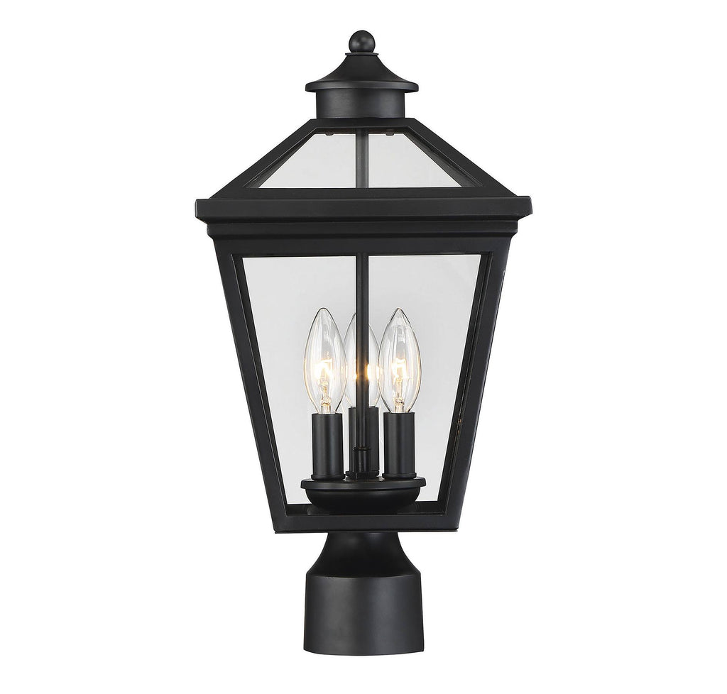 Black Post Lantern Y90772