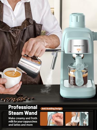 Compact 4 Cup Espresso Machine with Milk Frother L43690