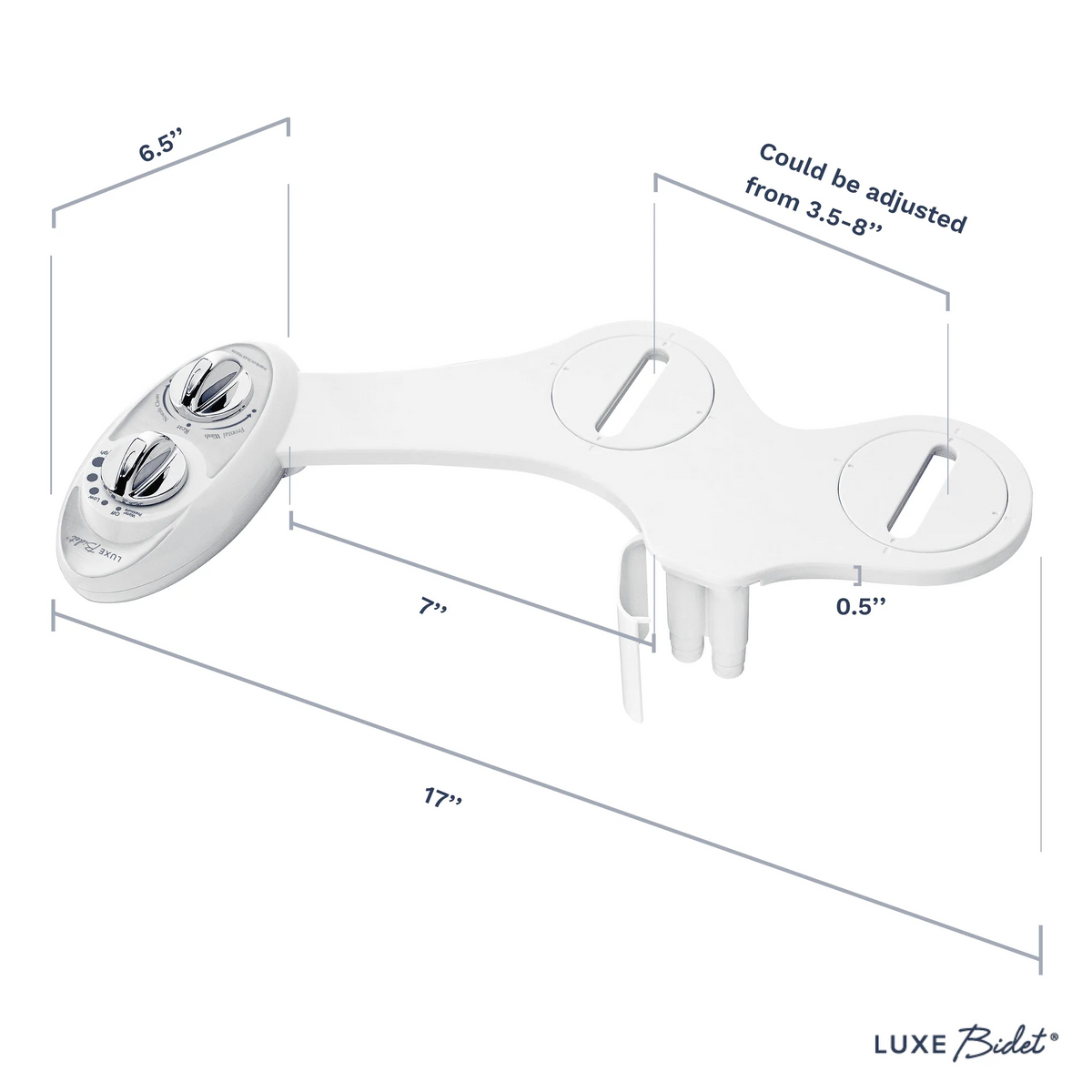 Dual Nozzle Non-Electric Bidet Attachment D504208