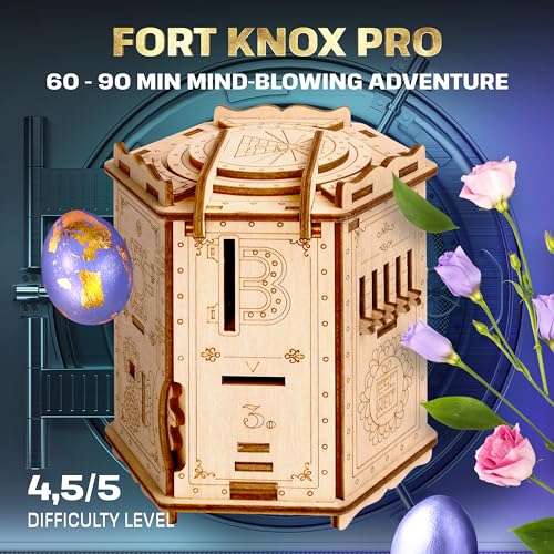 Wooden Puzzle Box with Hidden Compartment V499086