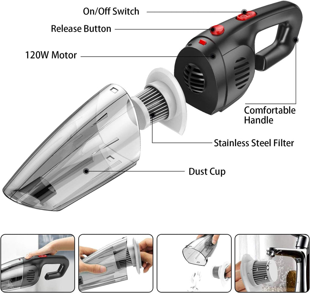 Cordless Handheld Vacuum Wet&Dry F1004
