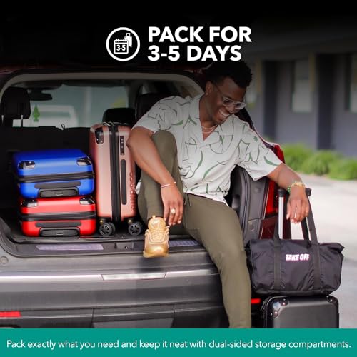 18 Inch Personal Item Suitcase with Removable Wheels B94003
