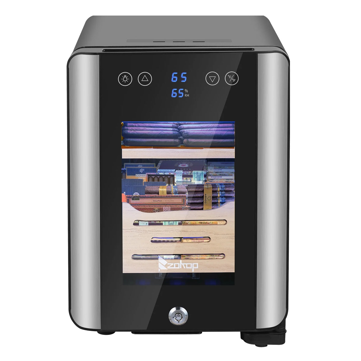 25L Electric Cigar Humidor for 150 Counts with Digital Hygrometer B54868