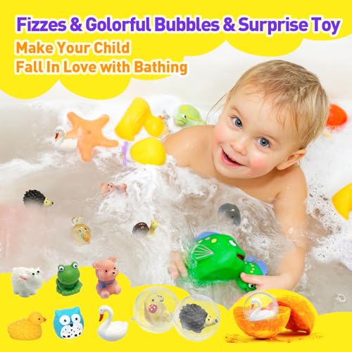 12 Pc Kids Bath Bombs with Surprise Toys K410