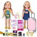 14-inch Doll Clothes and Travel Suitcase Play Set N3313