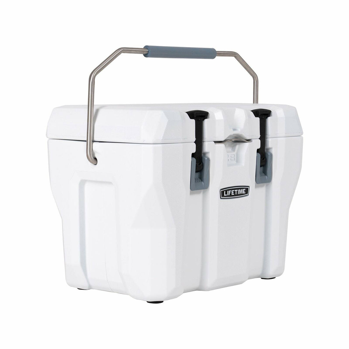 28 qt. Hard Sided Cooler, Gray, White T305
