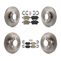 Front Rear Semi-Metallic Pads And Disc Brake Rotors Kit I69987
