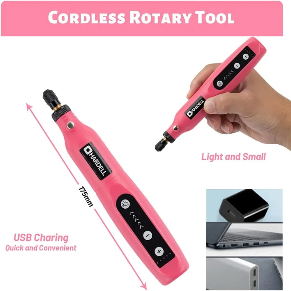 5-Speed Cordless Rotary Tool Kit with 61 Accessories L473059