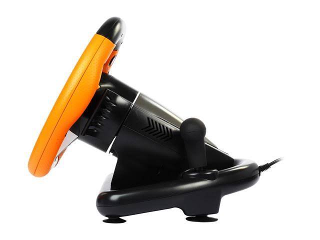 Black-Orange Racing Wheel X19789