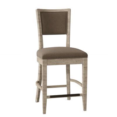 French Oak Linen Bar Stool G54549