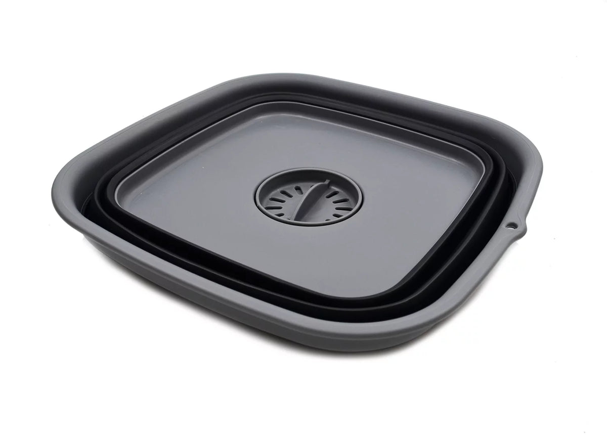 9.3L Collapsible Dishpan with Draining Plug F7286